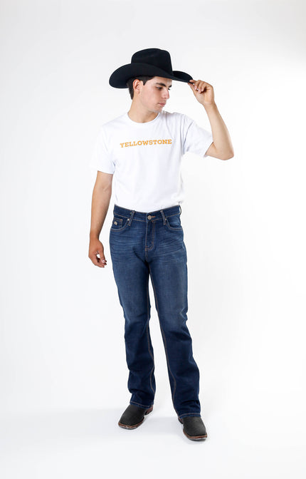 Yellowstone Bootcut Bunkhouse Jeans (Dark Stone Overdye)