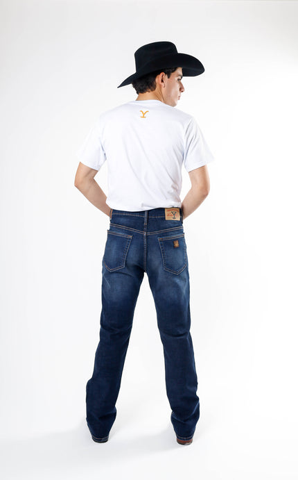 Yellowstone Bootcut Bunkhouse Jeans (Dark Stone Overdye)