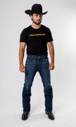 Yellowstone Straight Dutton Jeans (Dark Stone Overdye)