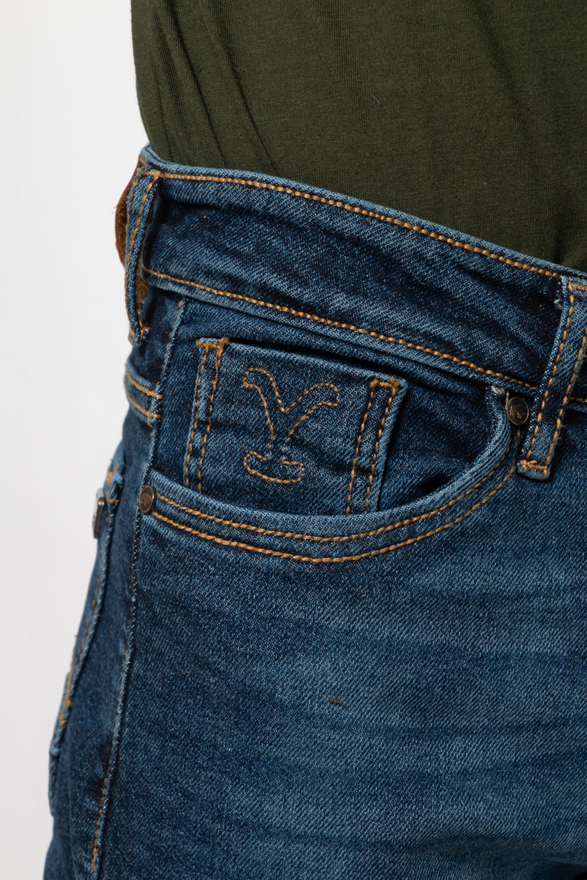 Yellowstone Straight Dutton Jeans (Double Stone)