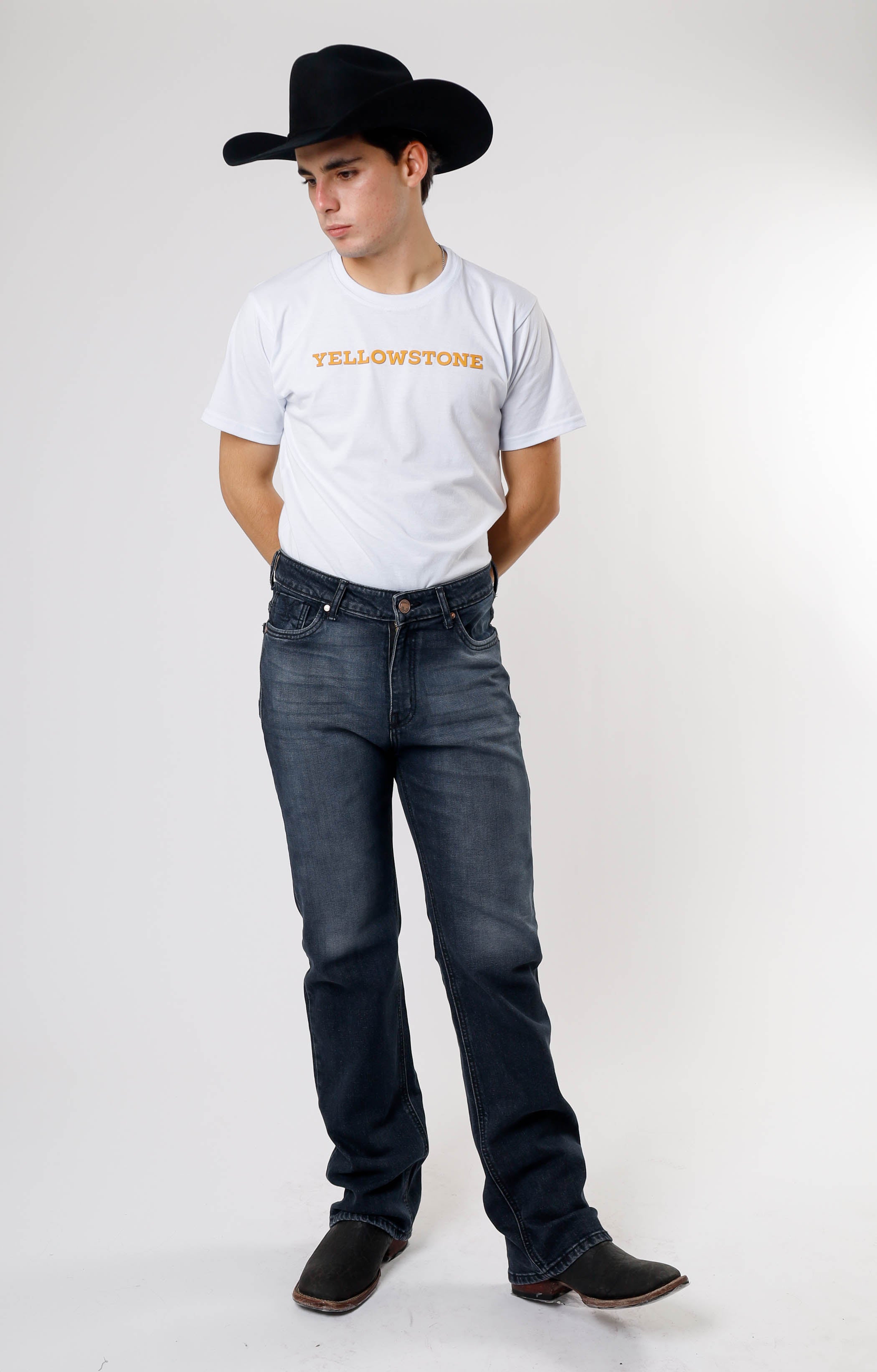 Yellowstone Straight Dutton Gray Jeans