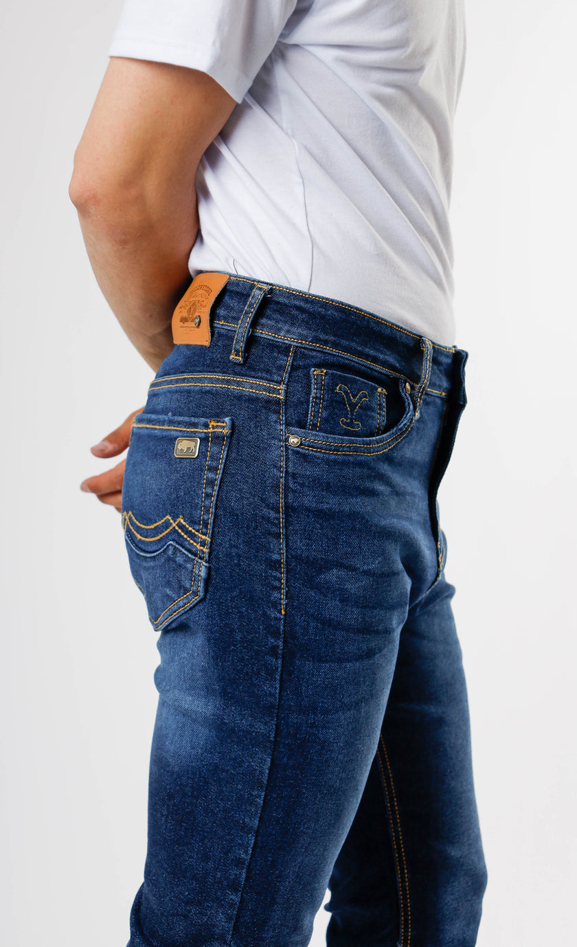 Yellowstone Slim Dutton Jeans (Darkstone)