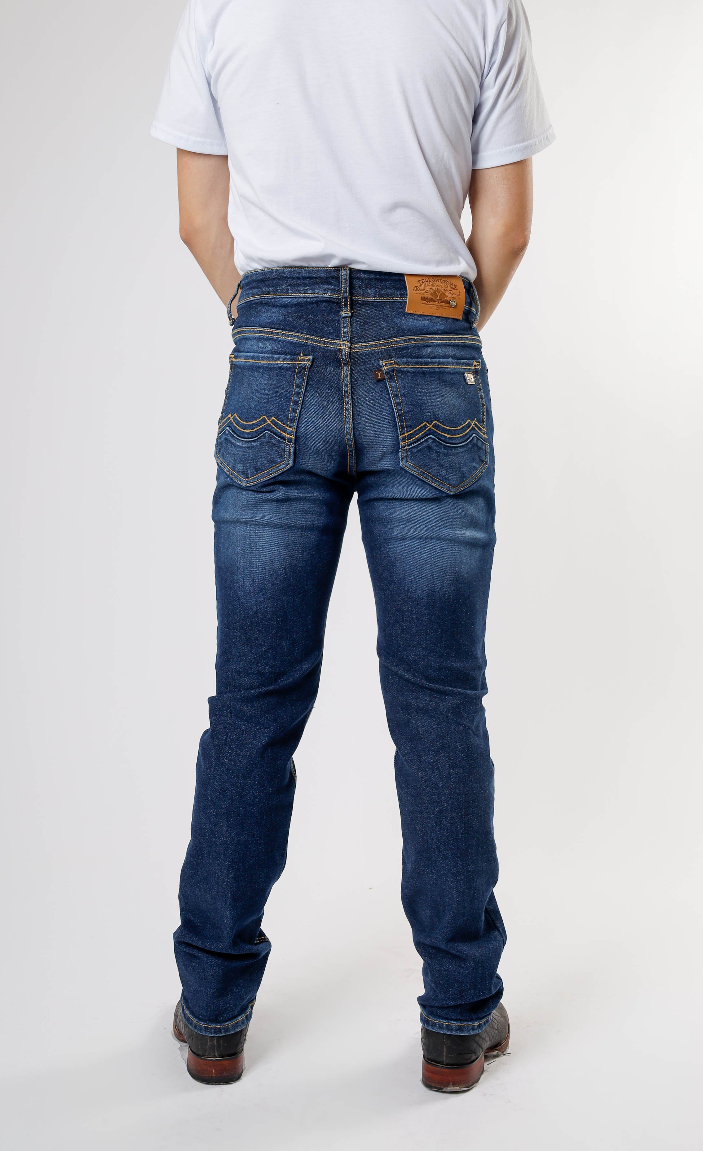 Yellowstone Slim Dutton Jeans (Darkstone)