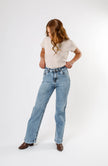 Yellowstone Wide Dutton Jeans (Acid Wash)