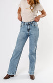 Yellowstone Wide Dutton Jeans (Acid Wash)