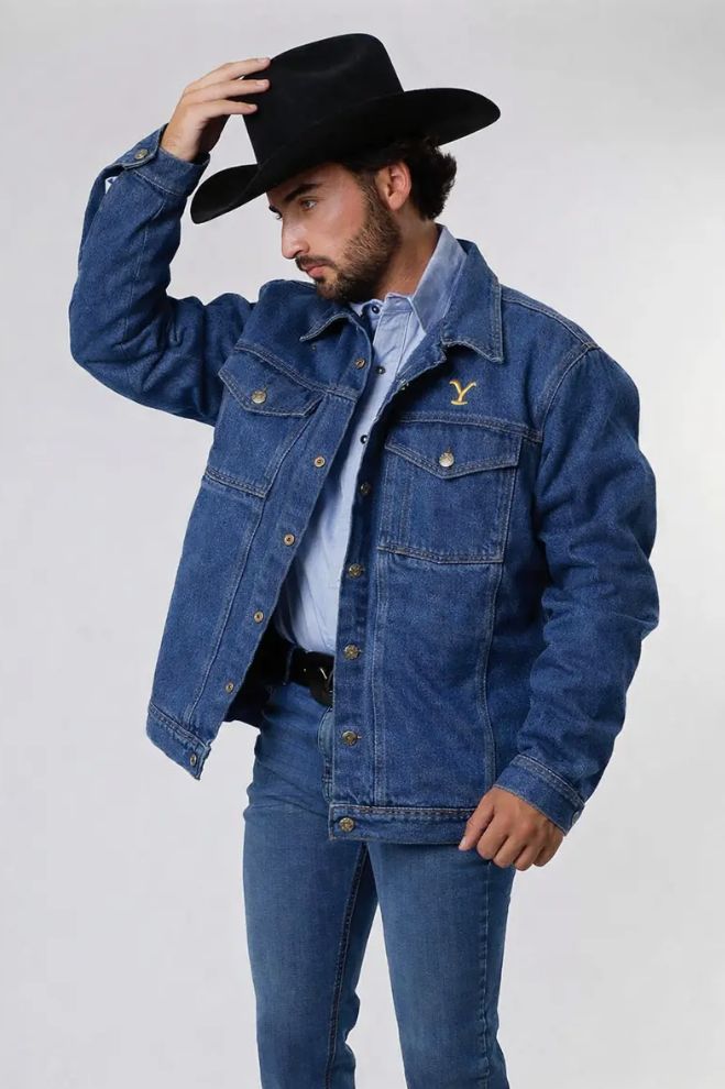 Chamarra Mezclilla Denim Rip