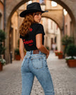 Pantalón Dama Placa Caballo JDD003 BLEACH
