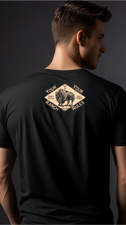 Playera Yellowstone Your Ranch Your Rules