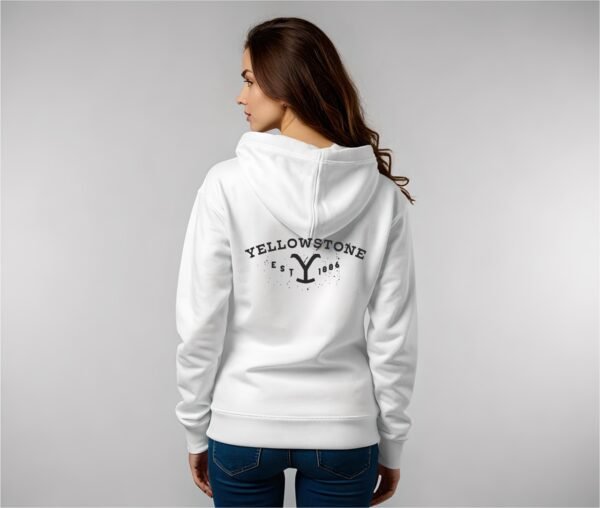 Y25HDY004_B Hoodie Yellowstone Montana Sunset