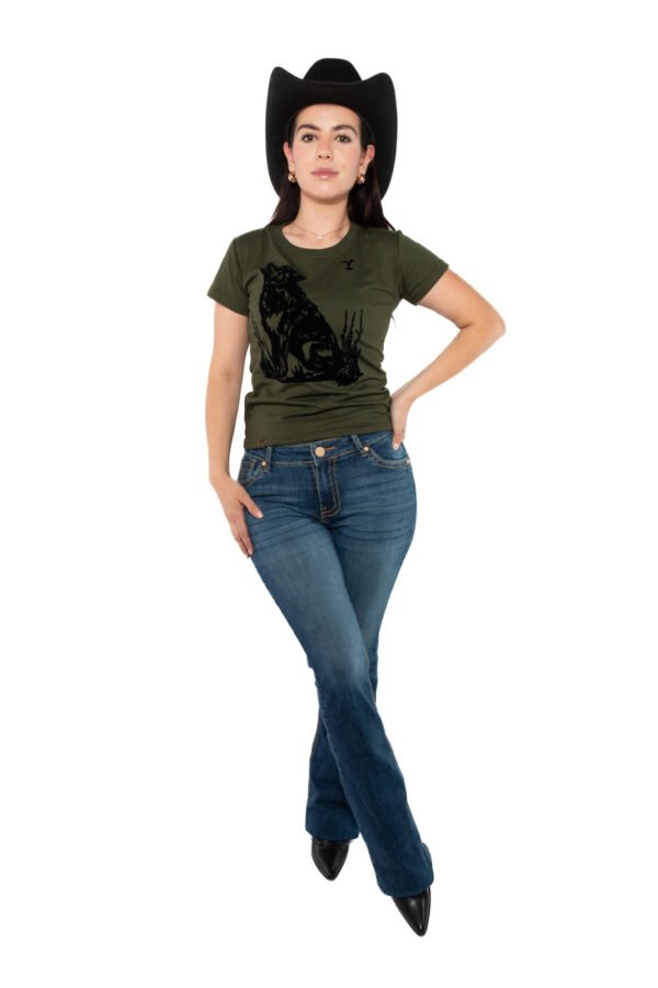 Playera Yellowstone Lobo Terciopelo