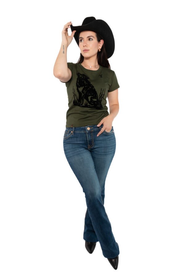 Playera Yellowstone Lobo Terciopelo