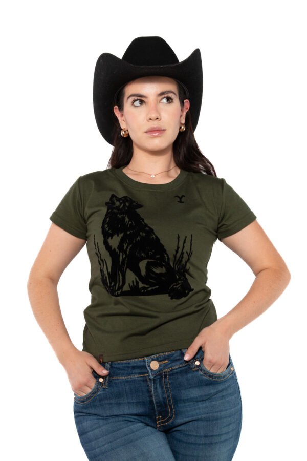 Playera Yellowstone Lobo Terciopelo