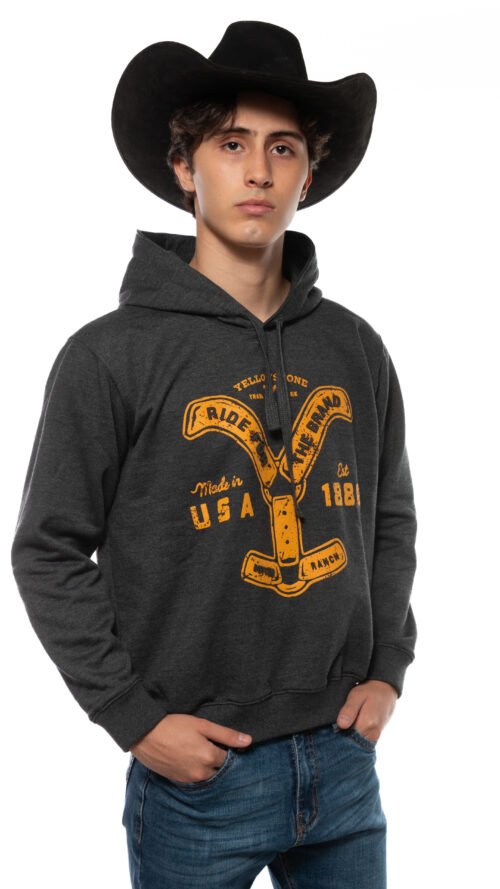 Hoodie Yellowstone Ride the Brand